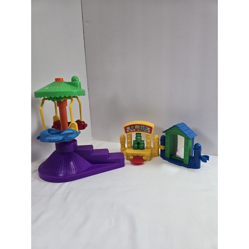 Fisher-Price Little People carnival/amusement park accessory lot